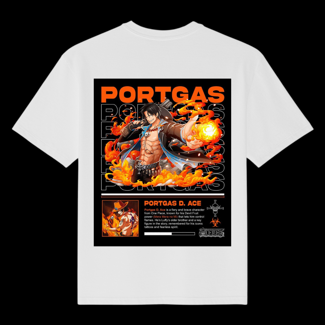 Camiseta One Piece Portgas