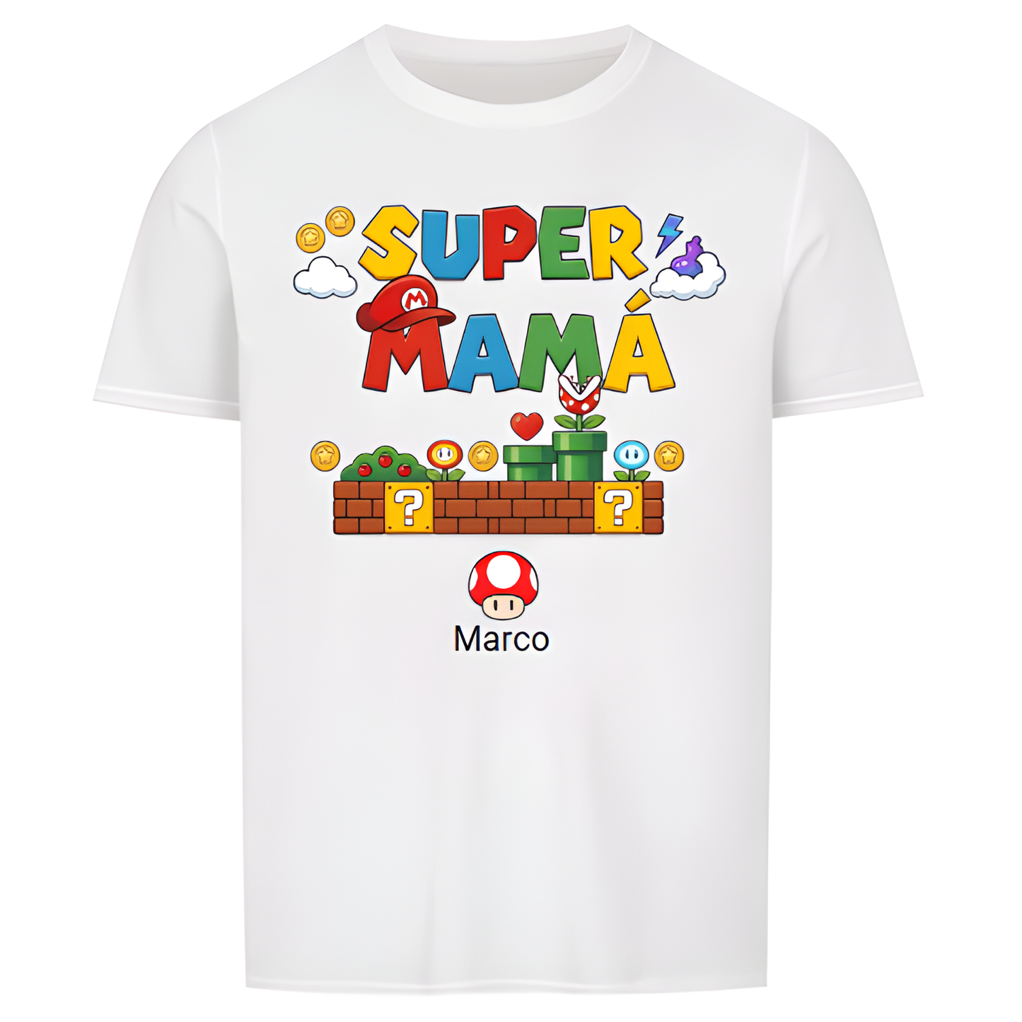 Camiseta Super Mama Personalizable