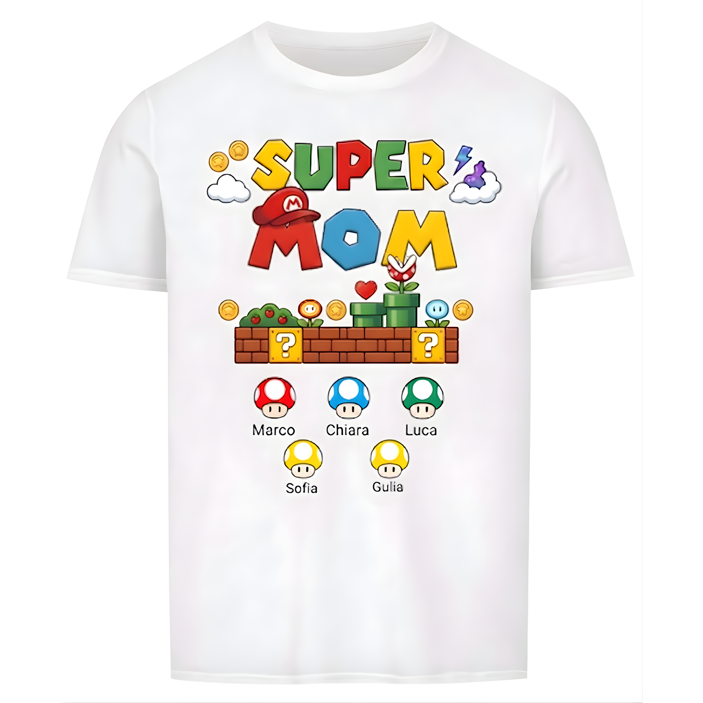 Camiseta Super Mama Personalizable