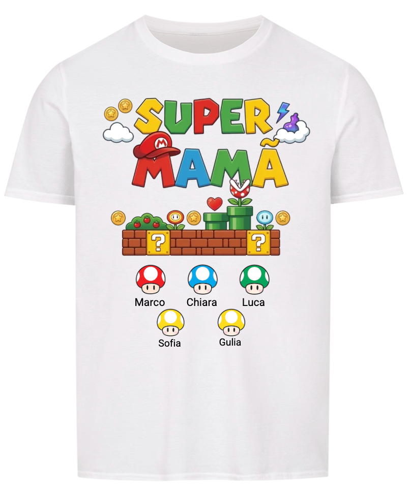 Camiseta Super Mama Personalizable